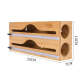 Wooden Double Wrap Dispenser